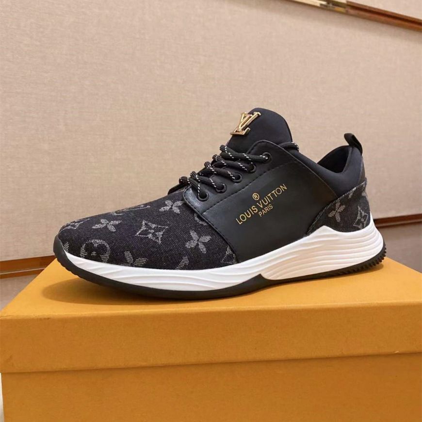 black and gold louis vuitton sneakers